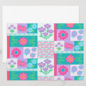 Levend Bloeiend Bloemendesign Kaart (Voorkant / Achterkant)