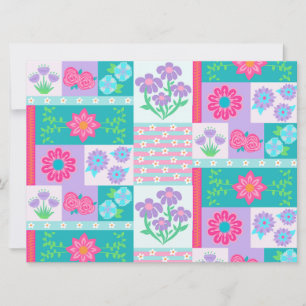 Levend Bloeiend Bloemendesign Kaart