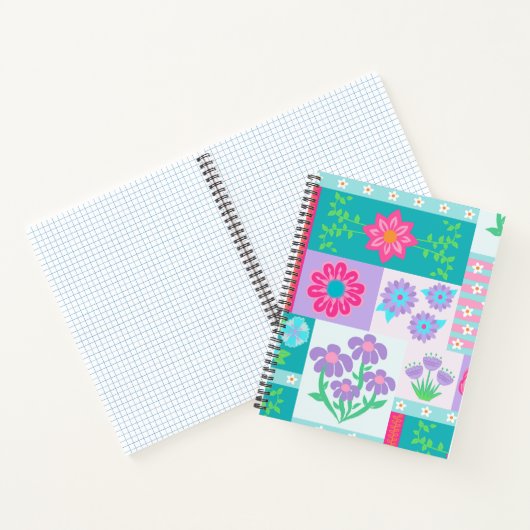 Levend Bloeiend Bloemendesign Notitieboek (Binnen)