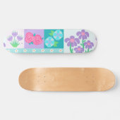 Levend Bloeiend Bloemendesign Persoonlijk Skateboard (Horizontaal)
