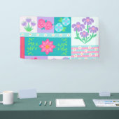 Levend Bloeiend Bloemendesign Spandoek (Beurs)