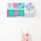 Levend Bloeiend Bloemendesign Spandoek (Insitu)