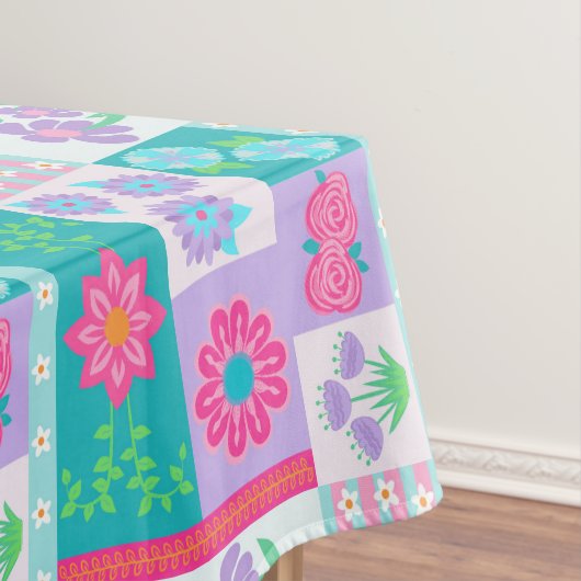 Levend Bloeiend Bloemendesign Tafelkleed (Voorbeeld)
