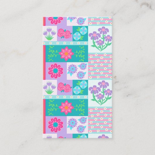 Levend Bloeiend Bloemendesign Visitekaartje (Voorkant)