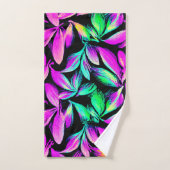 Levend Bloemendesign Met Herhaling Bad Handdoek (Handdoek)