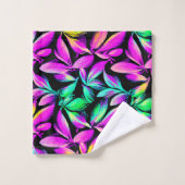 Levend Bloemendesign Met Herhaling Bad Handdoek (Wasdoekje)