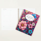 Levend Bloemendesign Voor Leraren Jaarlijks Planner (Display)