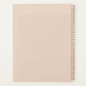 Levend Bloemendesign Voor Leraren Jaarlijks Planner (Achterkant)