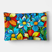 Levend bloemmotief  etui (Achterkant)