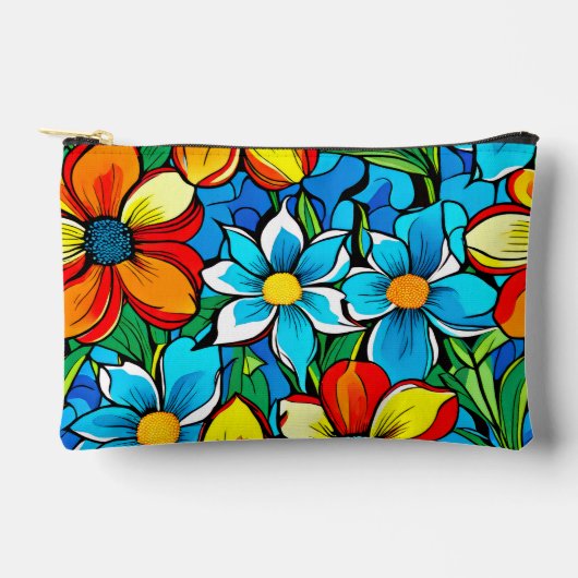 Levend bloemmotief  etui (Voorkant)