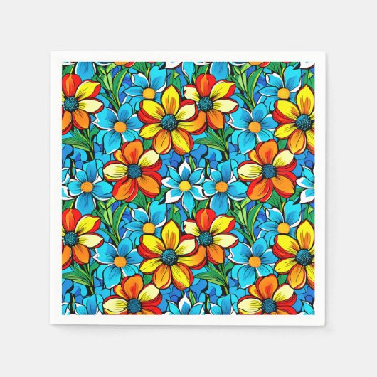 Levend Bloemstuk Servet (Voorkant)