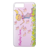 Levend blond meisje roze iphone4S nauwelijks hoesj Case-Mate iPhone Case (Achterkant)