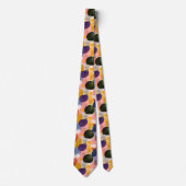 Levend Boho Abstract Patroon | Organische Vormen Stropdas (Voorkant)