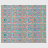 Levend Boho Abstract Vlindereffect Patroon Cadeaupapier (Vlak)