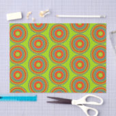 Levend Boho Concentrisch Mandala Patroon Tissuepapier (Craft)