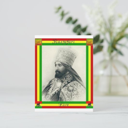 levend briefkaart (Staand voorkant)