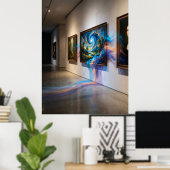 Levend Canvas Droomgalerij Poster (Thuiskantoor)