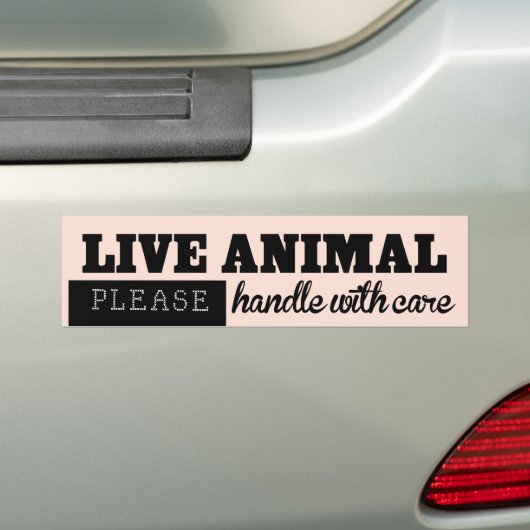 LEVEND DIERENhandvat met ZorgPet Kennel Sticker (Op auto)