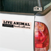 LEVEND DIERENhandvat met ZorgPet Kennel Sticker (Op Truck)