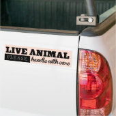 LEVEND DIERENhandvat met ZorgPet Kennel Sticker (Op Truck)