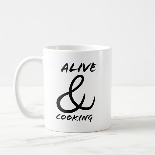 Levend en koken koffiemok (Links)