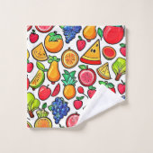 Levend Fruitpatroon Bad Handdoek (Wasdoekje)