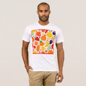Levend Fruitpatroon T-shirt (Voorkant volledig)