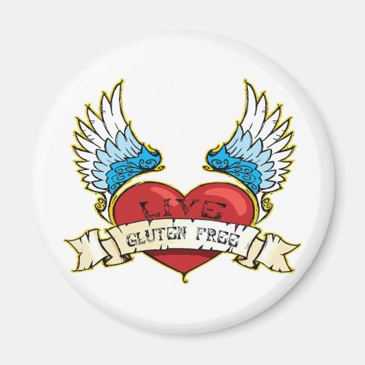 Levend Glutenvrij Magneet (Voorkant)