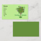 Levend groen Visitekaartje (Voorkant / Achterkant)