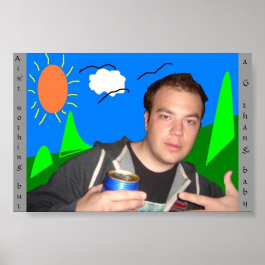 Levend groot Poster (Voorkant)