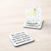 Levend in Onderzetter van onregelmatig hardplastic (Rechterzijde)