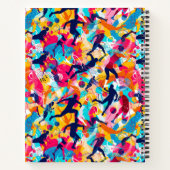 Levend Kleurig Verscheidene Sporten Terug naar Sch Notitieboek (Achterkant)