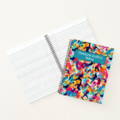 Levend Kleurig Verscheidene Sporten Terug naar Sch Notitieboek (Binnen)