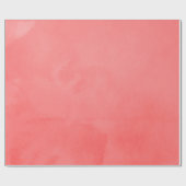 Levend Koraal Aquarel Cadeaupapier (Vlak)