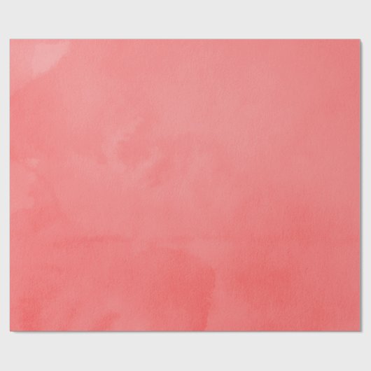 Levend Koraal Aquarel Cadeaupapier (Vlak)