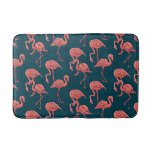 Levend koraal flamingo patroon badmat
