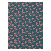 Levend koraal flamingo patroon tafelkleed (Voorkant)