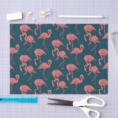 Levend koraal flamingo patroon tissuepapier (Craft)