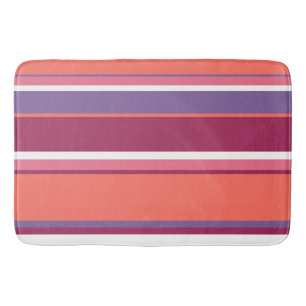 Levend koraal, rood en violet badmat