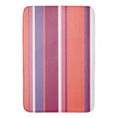 Levend koraal, rood en violet badmat (Voorkant Verticaal)