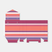 Levend koraal, rood en violet bedankdoosjes (Uitgevouwen)