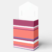 Levend koraal, rood en violet bedankdoosjes (Geopend)