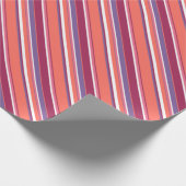 Levend koraal, rood en violet cadeaupapier (Hoek)