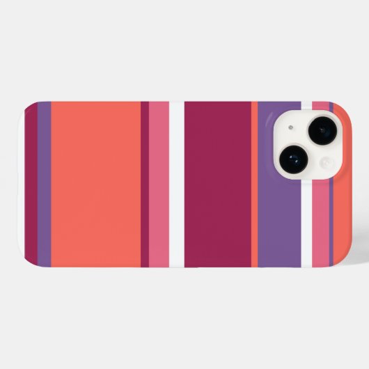 Levend koraal, rood en violet Case-Mate iPhone case (Achterkant (horizontaal))