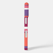 Levend koraal, rood en violet Case-Mate iPhone case (Achterkant / Rechts)