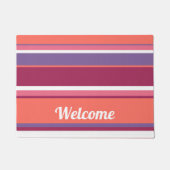 Levend koraal, rood en violet deurmat (Voorkant)