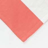 Levend koraal, rood en violet fleece deken (Hoek)