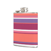 Levend koraal, rood en violet heupfles (Links)