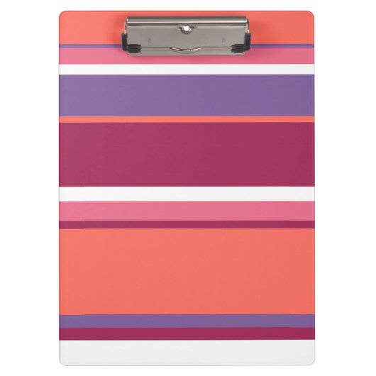 Levend koraal, rood en violet klembord (Voorkant)