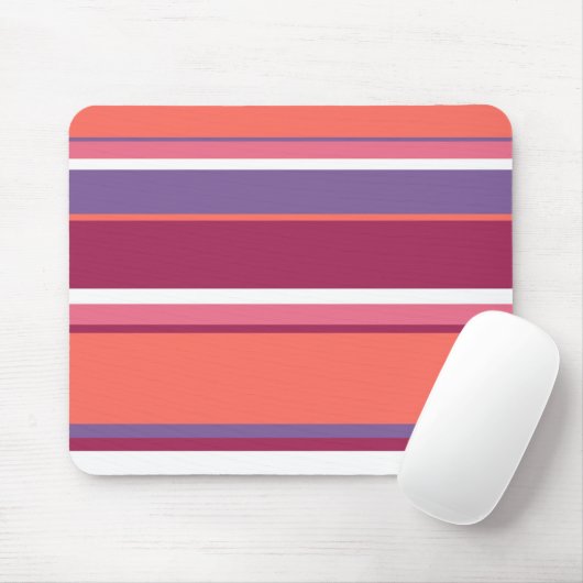 Levend koraal, rood en violet muismat (Met muis)